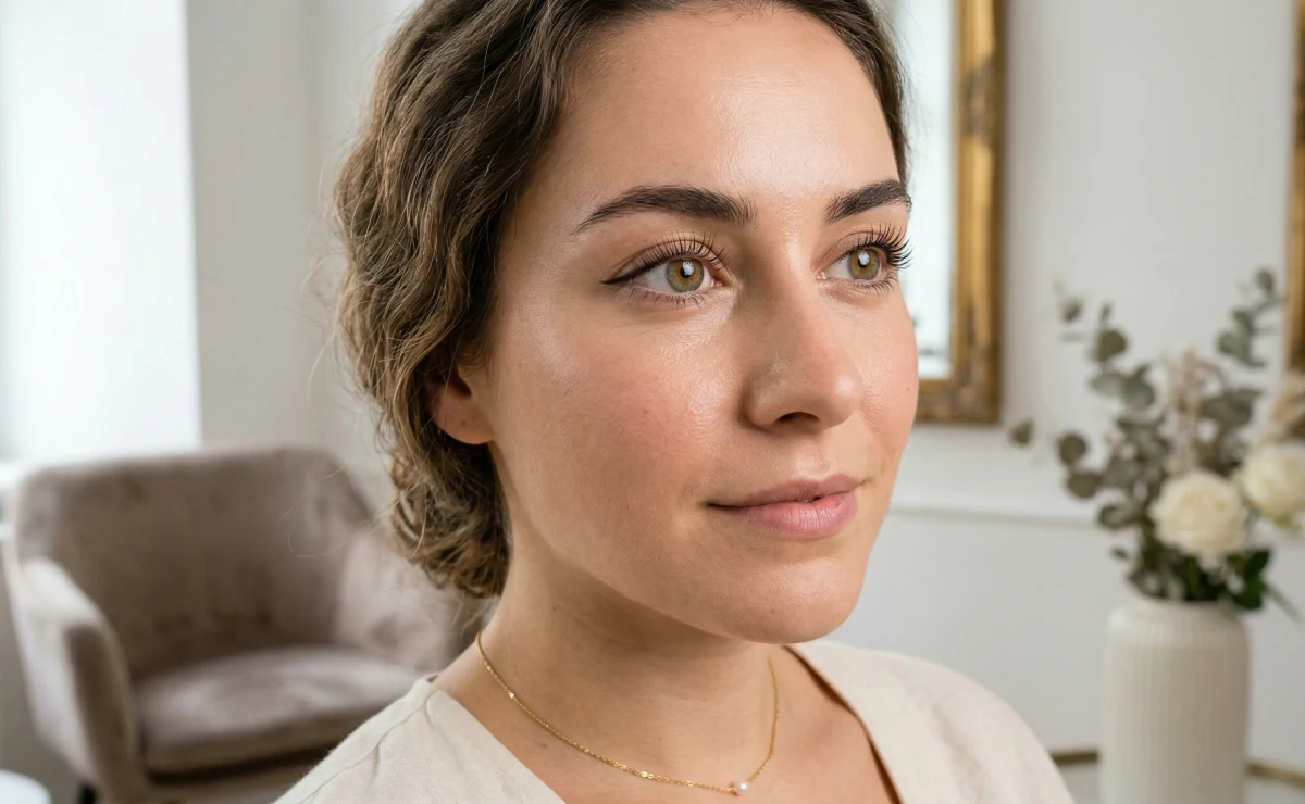 Wimpernlifting in Wien mit natürlich geschwungenen Wimpern